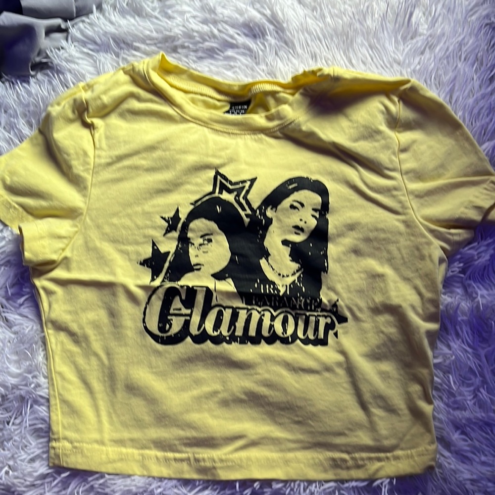 Hello Graphic Cropped T-shirt - Size:S US:4